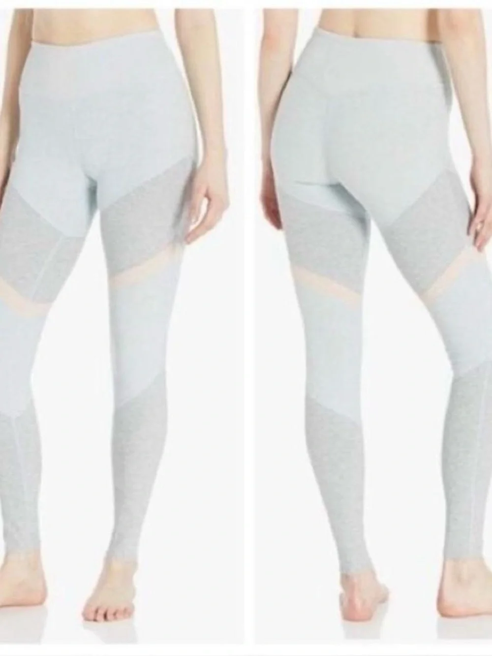 Alo Yoga High Waist Alosoft Sheila Legging Cloud Heather/Nectar Heather/Zinc Hea